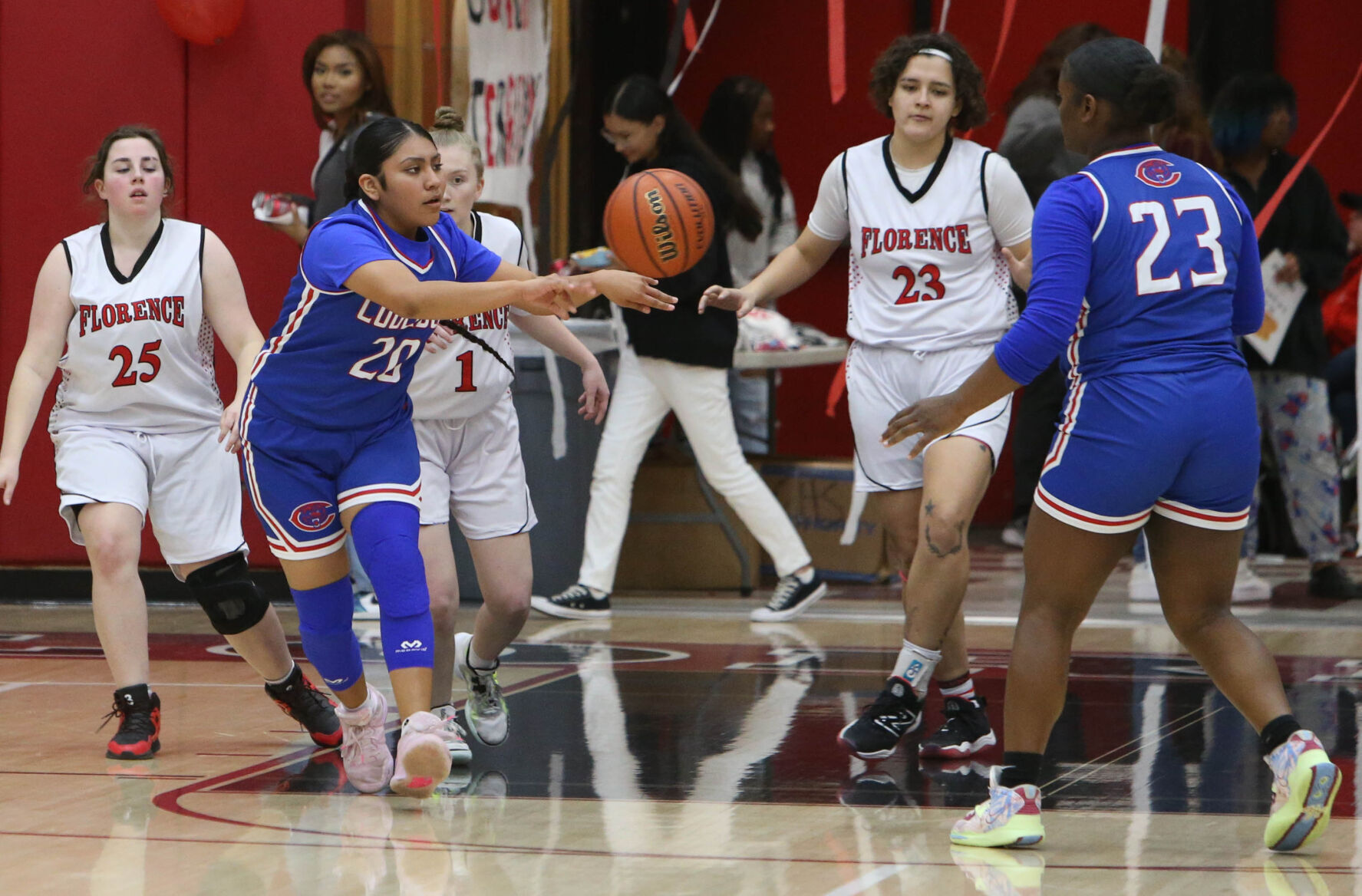 Florence vs. Coolidge girl's basketball